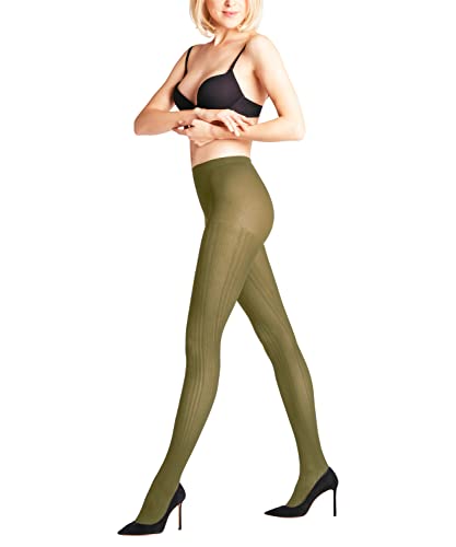 FALKE Damskie rajstopy Prime Rib W Ti, zielony (Olive 7298), M/L