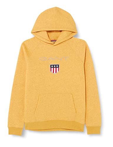 GANT Chłopięca bluza z kapturem, IVY Gold Mel, standardowa