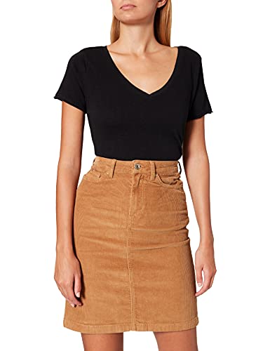 Tommy Hilfiger Straight Cord Hw Skirt Spódnica damska, Khaki Countryside, 32W