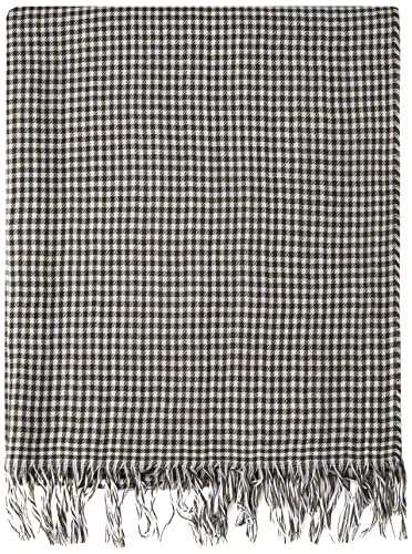 Hackett London PUPTOOTH Selvedge SCF modny szalik, wielokolorowy, jeden rozmiar, Różne Odcienie Zielonego (Multi Green), Rozmiar uniwersalny