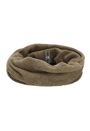 Sterntaler Unisex dziecięca Melange chusta wielofunkcyjna, ciemnozielona, S