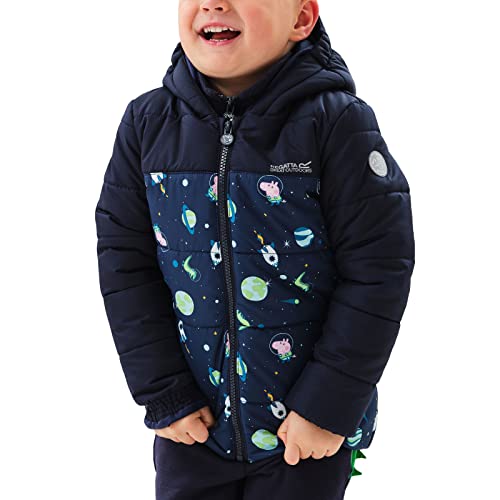 Regatta Unisex dziecięca kurtka Peppa Pad, Granatowy/granatowy, 12 Miesiące