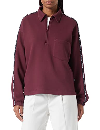 Replay Bluza damska W3706, 459 Burgundy, L