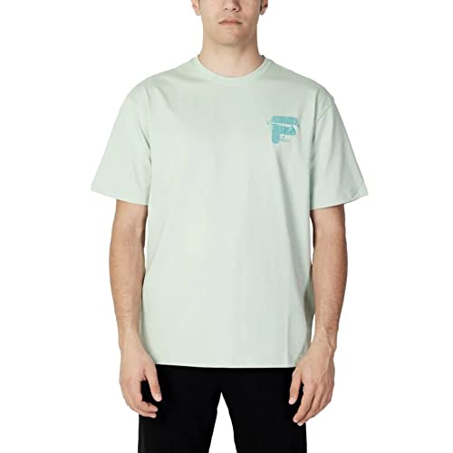 FILA Męski T-shirt BROVO Oversized Silt Green, L, Silt Green, L