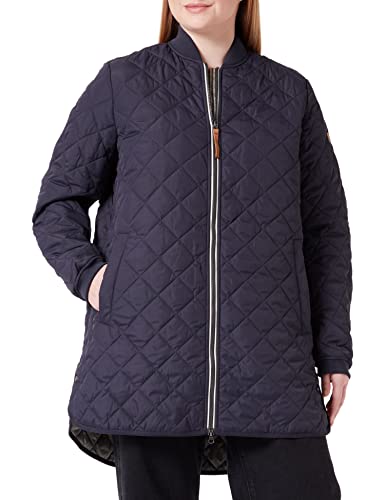 Camel Active Womenswear Damski płaszcz 310570/1F41 Coat, niebieski (Night Blue), 44 (DE), niebieski (Night Blue)