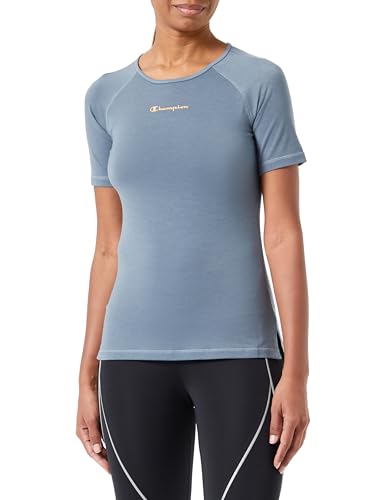 Champion Athletic C-Sport W-Stretch Blended Poly Tencel Jersey S-s Regular T-Shirt Damski, Cynowy szary, L