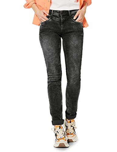 Street One A375588 Jeansy damskie w kolorze spranym Czarne, 27B x 30L