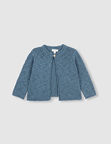 Gocco Sweter kardigan Baby Chaqueta, Verde Petroleo, 12 Meses