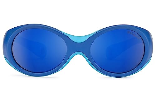 NANO Nanito Okulary Unisex dla dzieci, Niebieski Matowy/Turkusowy, 42/17