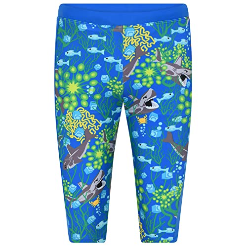 LEGO Boy's Jungen Unisex Badehose UPF 50+ Sonnenschutz LWAlex 309 kąpielówki, 557 niebieskie, 140