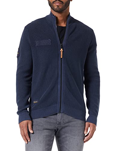 Camel Active Męska Kurtka z Dzianiny 409525/8K13, Night Blue, 6Xl