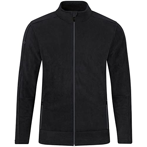JAKO Unisex dziecięca kurtka polarowa, czarny/antracytowy, 140