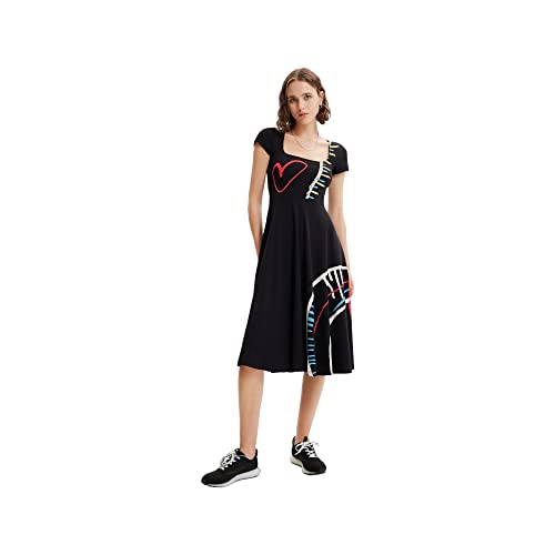 Desigual Sukienka damska, czarny, L