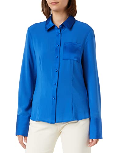 Sisley Damska koszulka, 5LTHLQ03I Bright Blue 36U, M, Jasny niebieski 36u, M