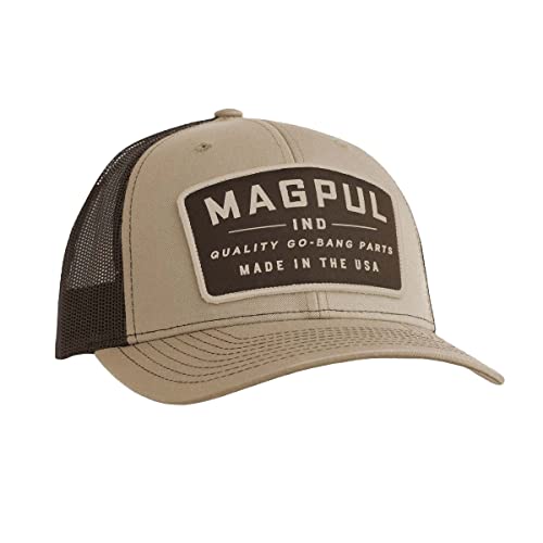 Magpul Czapka z daszkiem uniseks z zapięciem na zatrzask, jeden rozmiar pasuje, Go Bang Khaki