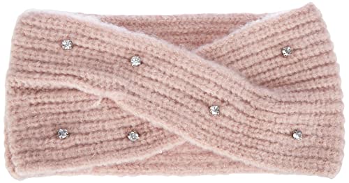 ONLY Damska opaska na czoło Onlsalina Knit Diamond, jasnoszary melanż/szczegóły: PEARLS, jeden rozmiar