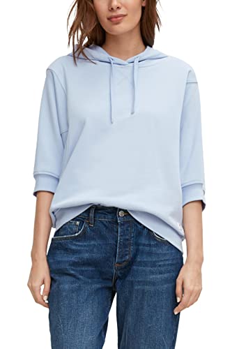 Comma CI Damska bluza z kapturem, 5063 jasnoniebieski, 42