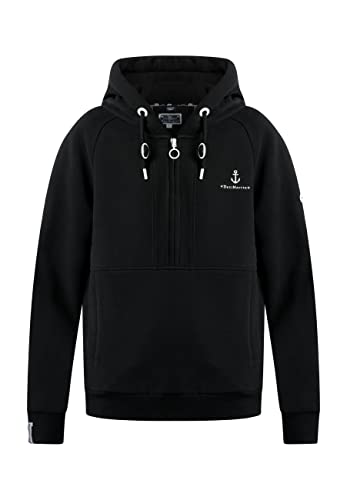 kilata Damska bluza z kapturem z zamkiem błyskawicznym 35422146-KI02, czarna, XL, czarny, XL