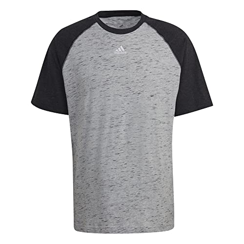 adidas Męski t-shirt M Mel T, Brgrin/Blckme, L