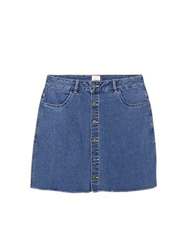 Gocco Spódnica Jeansowa Kobieta, Denim, L-XL