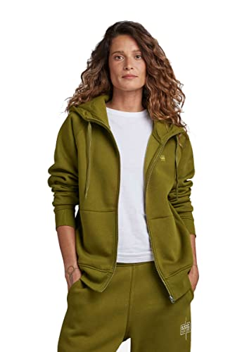G-STAR RAW Damska bluza z kapturem Premium Core 2.1 Zip Thru, Zielony (Avocado D22727-c235-d612), L