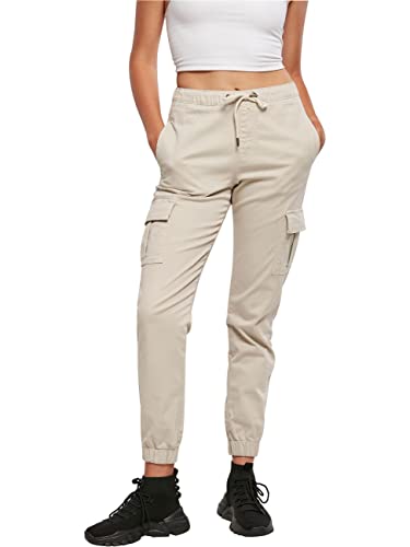 Urban Classics Damskie spodnie do joggingu z wysoką talią, Seagrass, M