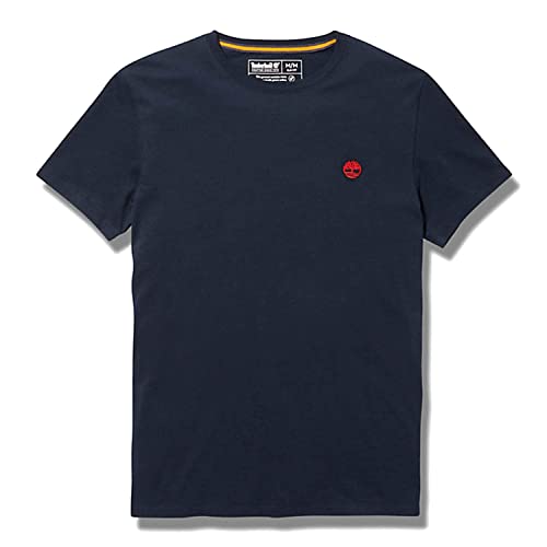 Timberland Koszulka męska Ss Chest Tree Logo Jersey Slim Tee, 433 granatowy, XXL