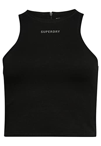 Superdry Code Tech Racer Vest Sukienka damska, Czarny, 36