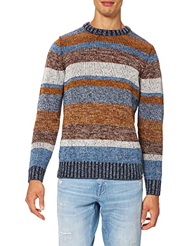 Revolution Sweter męski, niebieski, L