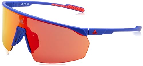 adidas SPORT PRFM Shield Okulary, Matte Blue, 00/0/125 dla kobiet, Matowy niebieski