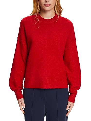 ESPRIT Sweter damski, 610/Dark Red, M