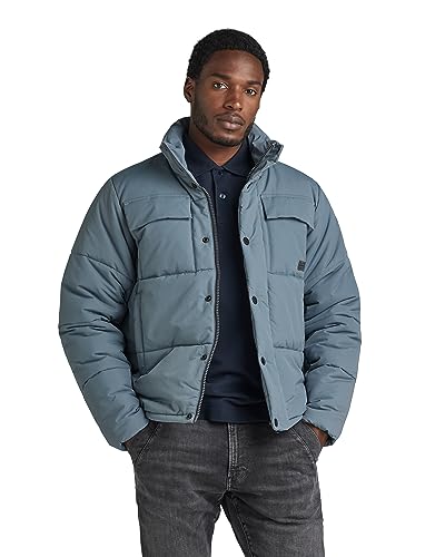 G-STAR RAW Męska kurtka z podkładką, Szary (axis D22886-D419-5781), L