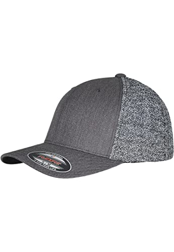 Flexfit Czapka bejsbolowa unisex Trucker Melange Mesh, black/greymelange, L/XL