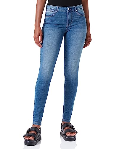 VERO MODA Dżinsy damskie, niebieski (medium blue denim), S x 32L