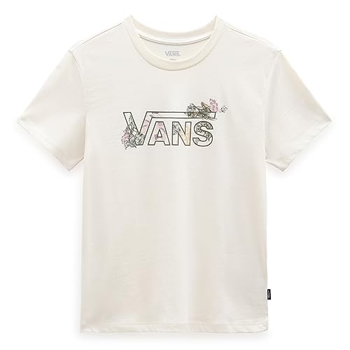 Vans Damska koszulka The Garden SS Crew, antyczna biel, XS, Antyczna biel, XS