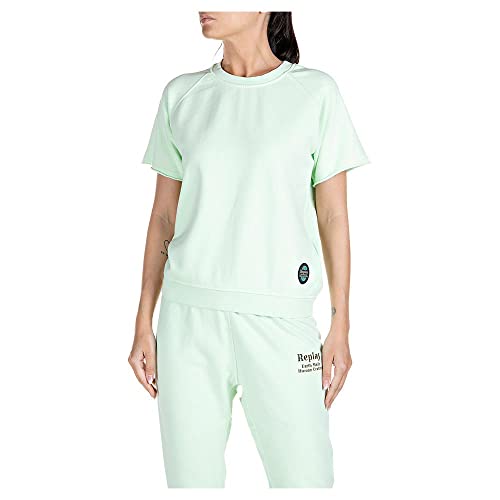 Replay Bluza damska, 031 amazoński zielony, L