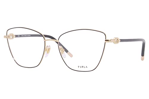 Furla VFU549 okulary, SH.Rose Gold W/Czarne części, 55 damskie, Sh.rose Gold W/Black Części, 55