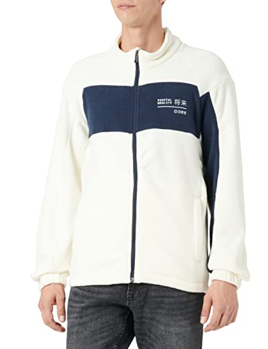 Jack&JONES Męska kurtka polarowa, Cloud Dancer, L
