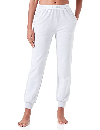 HUGO Damskie spodnie sportowe z logo, Medium Grey33., L