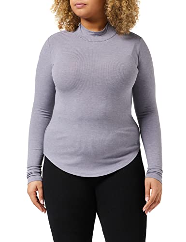 Triumph Women's Climate Control LSL TOP Turtle Neck górna część piżamowa, ciemnoszary melanż, 46