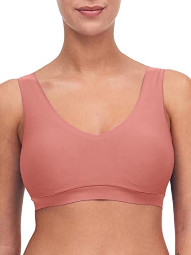 Chantelle Damski biustonosz z miękkimi miseczkami z dekoltem w kształcie litery V, miękki stretch, wyściełany biustonosz, Peche Melba, XL/2XL