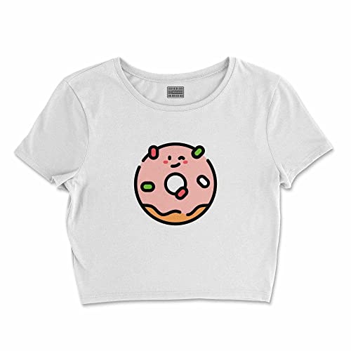 Bona Basics, Koszulka damska z nadrukiem cyfrowym,%100 bawełna, biała, casualowa, topy damskie, rozmiar: XL, biały, XL Krótki