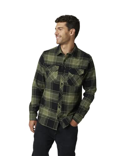 Fox Racing Męska koszula flanelowa Traildust 2.0, wojskowa, L