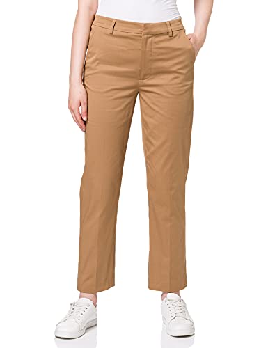 Scotch & Soda Damskie spodnie Abott – Mid Rise Chino – Regular Fit – spodnie z bawełny ekologicznej, 0137 piasek, 25W x 30L