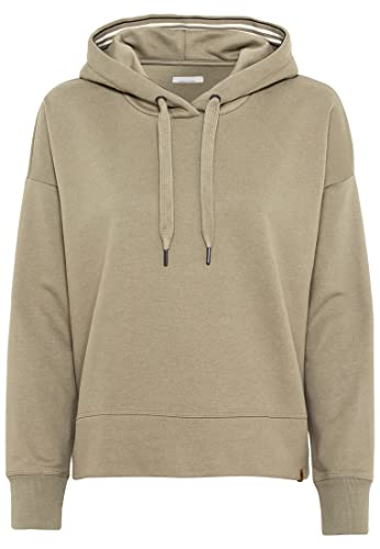 Camel Active Womenswear Damska bluza z kapturem, khaki, XXL