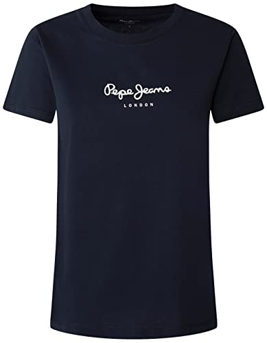 Pepe Jeans Koszulka damska Wendy, Niebieski (Dulwich), XS