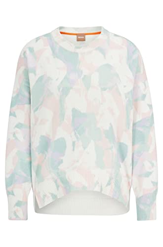 BOSS C_floranna damska bluza z dzianiny, Open Miscellaneous967, S