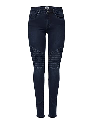 ONLY Dżinsy damskie, niebieski (Dark Blue Denim), XS / 36L