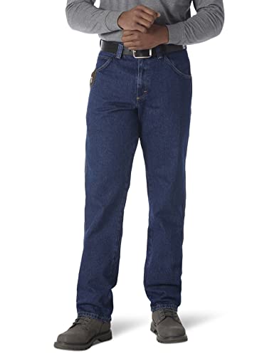 Wrangler Riggs Workwear Men's Ripstop Carpenter Jean, Antyczny indygo, 40W / 34L