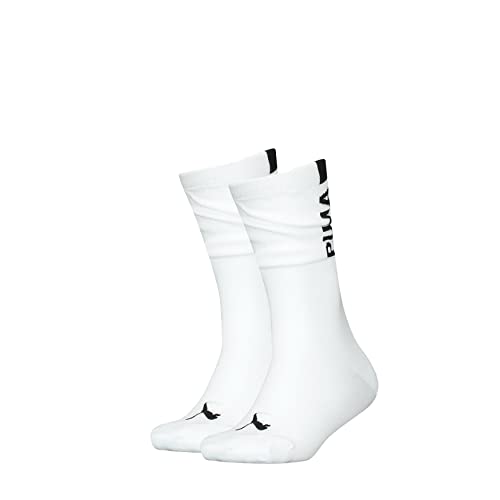 PUMA Damskie skarpety Slouch Hosiery, biały/czarny., 35-38 EU